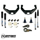 KRYPTONITE STAGE 3 LEVELING KIT WITH BILSTEIN 5100 SHOCKS FOR 2001–2010 CHEVY/GMC HD TRUCKS & 2002–2009 HUMMER H2