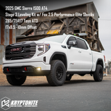 Kryptonite Stage 3 Leveling Kit with Fox 2.5 Performance Elite Shocks for 2019+ Chevy/GMC 1500 AT4/Trail Boss