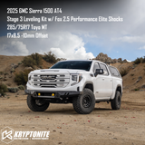 Kryptonite Stage 3 Leveling Kit with Fox 2.5 Performance Elite Shocks for 2019+ Chevy/GMC 1500 AT4/Trail Boss