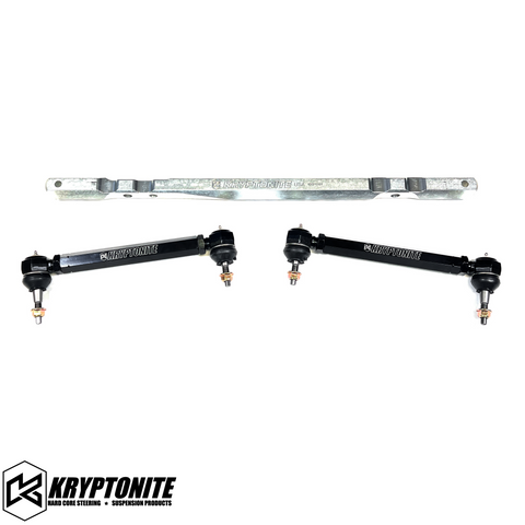 KRYPTONITE SS CENTER LINK AND TIE ROD PACKAGE FOR 2011–2025 CHEVY/GMC 2500HD/3500HD