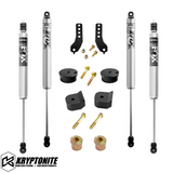 KRYPTONITE FORD SUPER DUTY F250/F350 STAGE 1 LEVELING KIT WITH FOX SHOCKS 2017-2025 (KRFD17STAGE1FOX)