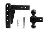 2.0 inch Light Duty 6 inch Drop/Rise Hitch BulletProof Hitch