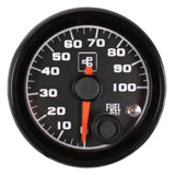 Power Driven 100 psi Fuel Pressure Gauge (Black or White)