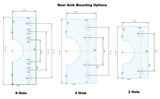 4-Link Mount Weld On Tabs & Brackets DIY Kit