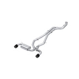 20-26 Toyota Supra T304 Stainless Steel 3 inch Cat Back Dual Rear with Carbon Fiber Tips MBRP