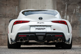 20-26 Toyota Supra T304 Stainless Steel 3 inch Cat Back Dual Rear with Carbon Fiber Tips MBRP