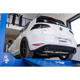2015-2021 Volkswagen Golf Armor Pro Series 3 Inch Cat Back Dual Split Rear Exit T304 Stainless Steel with Carbon Fiber Tips Exhaust System MBRP