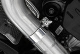 2022-Up Volkswagen Golf R MK8 T304 Stainless Steel 3 Inch Cat-Back 2.5 Inch Quad Rear Exit with Carbon Fiber Tips Active Exhaust MBRP