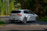 2022-Up Volkswagen Golf GTI MK8 T304 Stainless Steel 3 Inch Cat-Back 2.5 Inch Dual Split Rear with Carbon Fiber Tips MBRP