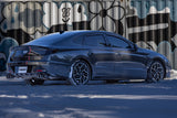 21-23 Hyundai Sonata N Line 2.5L Turbo, Armor Pro 2.5-Inch Cat-Back Dual Split Rear Quad Outlet, Carbon Fiber Tips, Street Profile MBRP