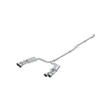 21-23 Hyundai Sonata N Line 2.5L Turbo, Armor Lite 2.5-Inch Cat-Back Dual Split Rear Quad Outlet, Tips, Street Profile MBRP
