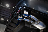 21-23 Hyundai Sonata N Line 2.5L Turbo, Armor Lite 2.5-Inch Cat-Back Dual Split Rear Quad Outlet, Tips, Street Profile MBRP