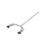 21-24 Kia K5 GT 2.5L Turbo, Armor Pro 2.5-Inch Cat-Back Dual Split Rear Quad Outlet, Carbon Fiber Tips, Street Profile MBRP