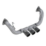 17-22 Acura NSX Armor Pro 2.5 Inch Cat Back Triple Rear Exit T304 Stainless Steel with Carbon Fiber Tips Exhaust System MBRP