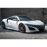 17-22 Acura NSX Armor Pro 2.5 Inch Cat Back Triple Rear Exit T304 Stainless Steel with Carbon Fiber Tips Exhaust System MBRP