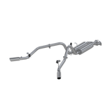Chevrolet /GMC Cat Back Exhaust System Dual Split Side Armor Lite For 01-06 Chevrolet/GMC 2500 HD 6.0L CC-SB and 07 2500HD Classic 6.0L CC-SBMBRP