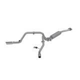 Cat Back Exhaust System Dual Split Side Aluminized Steel For 03-07 Silverado/Sierra 1500 Classic 4.8/5.3L RC Short Bed MBRP