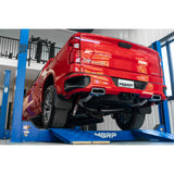 2.5 Inch Cat Back Exhaust System For 19-up Silverado/Sierra 1500 6.2L, 2022 Silverado LTD/ Sierra Limited 6.2L Dual Rear 304 Stainless Steel MBRP