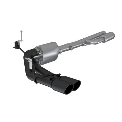 3 Inch Cat Back Exhaust System Pre-Axle Dual Outlet Black Coated For 19-Up Silverado/Sierra 1500 4.3L, 5.3L, 2022 Silverado LTD/ Sierra Limited 5.3L MBRP