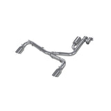 21-24 Ford Bronco Sport 2.0L EcoBoost Aluminized Steel 2.5 Inch Resonator-Back Dual Split Rear Exit MBRP Exhaust System