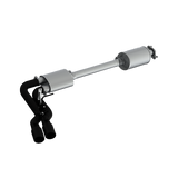 3 Inch Cat Back Exhaust System Pre-Axle Dual Outlet Black Coated Street Version For 15-20 Ford F-150 MBRP