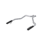 22-Present Ford F-150 Raptor 3.5L and Raptor R 5.2L Armor BLK 3-Inch Axle-Back Dual Split Rear Turn Down MBRP