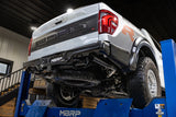 22-Present Ford F-150 Raptor 3.5L and Raptor R 5.2L Armor BLK 3-Inch Axle-Back Dual Split Rear Turn Down MBRP