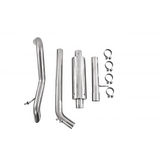 Cat Back Exhaust System Single Rear Exit Off Road 409SS, 12-18 Jeep Wrangler/Rubicon JK 3.6L V6 2/4 Door MBRP