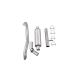 Cat Back Exhaust System Single Rear Exit Off Road Aluminum For 12-18 Jeep Wrangler/Rubicon JK 3.6L V6 2/4 Door MBRP