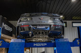 14-19 Chevrolette Corvette C7 6.2L Armor Pro 3-Inch Axle Back, Muffler Bypass, Quad Outlet with Carbon Fiber Tips MBRP