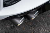 20-Present Chevrolet Corvette C8 6.2L Armor Pro Cat-Back Active Exhaust System Quad Rear Outlet with Carbon Fiber Tips MBRP