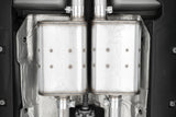15-23 Dodge Challenger T304 Stainless Steel 2.5 Inch Cat Back Dual Rear Exit with Carbon Fiber Tips Exhaust System MBRP