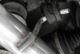 15-23 Dodge Challenger T304 Stainless Steel 2.5 Inch Cat Back Dual Rear Exit with Carbon Fiber Tips Exhaust System MBRP