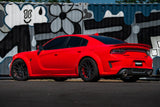 T304 Stainless Steel 3.0 Inch Cat-Back Dual Rear Street Profile with Dual Carbon Fiber Tips 15-23 Dodge Charger MBRP
