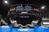 2.5 Inch Exhaust Resonator Bypass X-Pipe Aluminized Steel For 15-Up Ford Mustang GT 5.0L MBRP