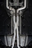 2.5 Inch Exhaust Resonator Bypass X-Pipe Aluminized Steel For 15-Up Ford Mustang GT 5.0L MBRP