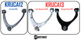 KRYPTONITE STAGE 3 LEVELING KIT WITH FOX SHOCKS FOR 1/2 TON 6-LUG CHEVY/GMC TRUCKS 2007–2018