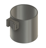 Square Tube Mounted Cup Holders