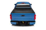 RetraxOne XR Retractable Tonneau Cover Matte One Piece Polycarbonate Construction 2007-2021 Toyota Tundra CrewMax 5' 6 inch Bed with Deck Rail System without Stake Pockets without Trail Special Edition Storage Boxes