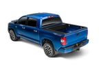 RetraxOne XR Retractable Tonneau Cover Matte One Piece Polycarbonate Construction 2022-2026 Toyota Tundra CrewMax 5' 7 inch Bed with Deck Rail System without Stake Pockets without Trail Special Edition Storage Boxes