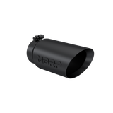 Exhaust Tip 5 Inch O.D. Dual Wall Angled 4 Inch Inlet 12 Inch Length-Black Finish MBRP