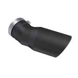 2015-Up Chevrolet/ GMC 2500/ 3500 Duramax Exhaust Tip 6 Inch O.D. Angled Rolled End 5 Inch Inlet 15 1/2 Inch Length 30 Degree Bend Black MBRP