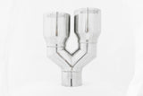 T304 Stainless Steel Tip 2.5 Inch ID Dual 3.5 Inch OD Out 9.5 Inch Length Single Wall MBRP