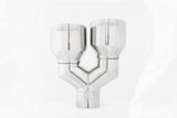 T304 Stainless Steel Tip 2.5 Inch ID Dual 4 Inch OD Out 9.55 Inch Length Single Wall MBRP