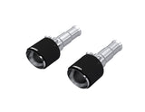 2019-2024 Ram 1500 5.7L Hemi Carbon Fiber Exhaust Tips, 5 Inch OD Dual Wall Angle Cut, Sold In Pairs MBRP