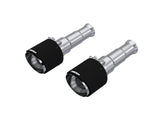 2009-2018 Ram 1500 and 2019-2024 Ram 1500 5.7L Hemi Carbon Fiber Exhaust Tips, 5 Inch OD Dual Wall Angle Cut. Sold In Pairs MBRP