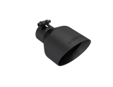Universal Black Tip, 2.5-Inch ID, 5-Inch OD Angle Cut Dual Wall MBRP