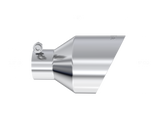 Universal Mirror Polished Tip, 2.5-Inch ID, 5-Inch OD Angle Cut Dual Wall MBRP