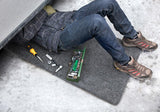 TrackMat 2' x 4' Folding Utility Mat TrailerWare Folding Track Mat 2 ft. x 4 ft. Charcoal BedRug