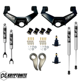 KRYPTONITE STAGE 3 LEVELING KIT WITH FOX SHOCKS FOR 2020-2025 CHEVY/GMC 2500HD/3500